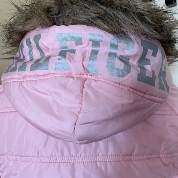 TOMMY HILFIGER PINK HOODED PARKA JACKET SIZE L 14/16 100% POLYESTER - Picture 10 of 14